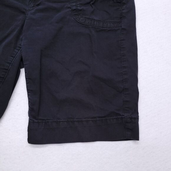 Calvin Klein Jeans Casual Button Zip Dark Wash Chino Shorts Womens Size 14 Black - Picture 5 of 8
